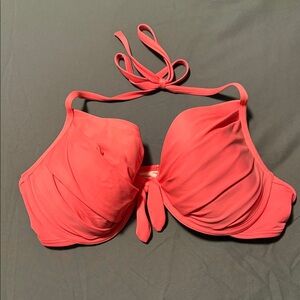 Victoria’s Secret Coral Halter Bikini Top